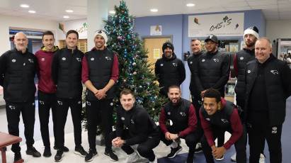 Feature: Derby's Players And Staff Make Christmas Hospital Visit