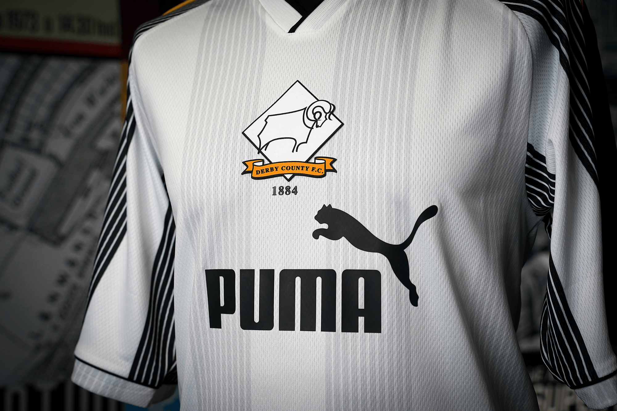 Timeless Tribute Derby County Football Club Logo in Classic Style with